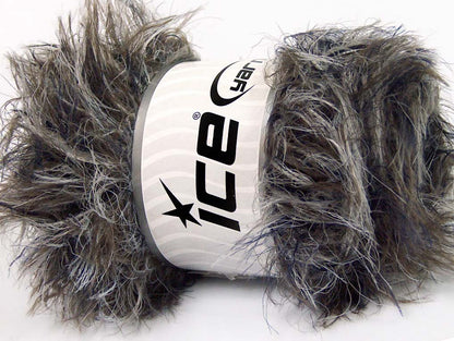 Lot of 4 x 100gr Skeins Ice Yarns TECHNO PLY Yarn Navy Brown White