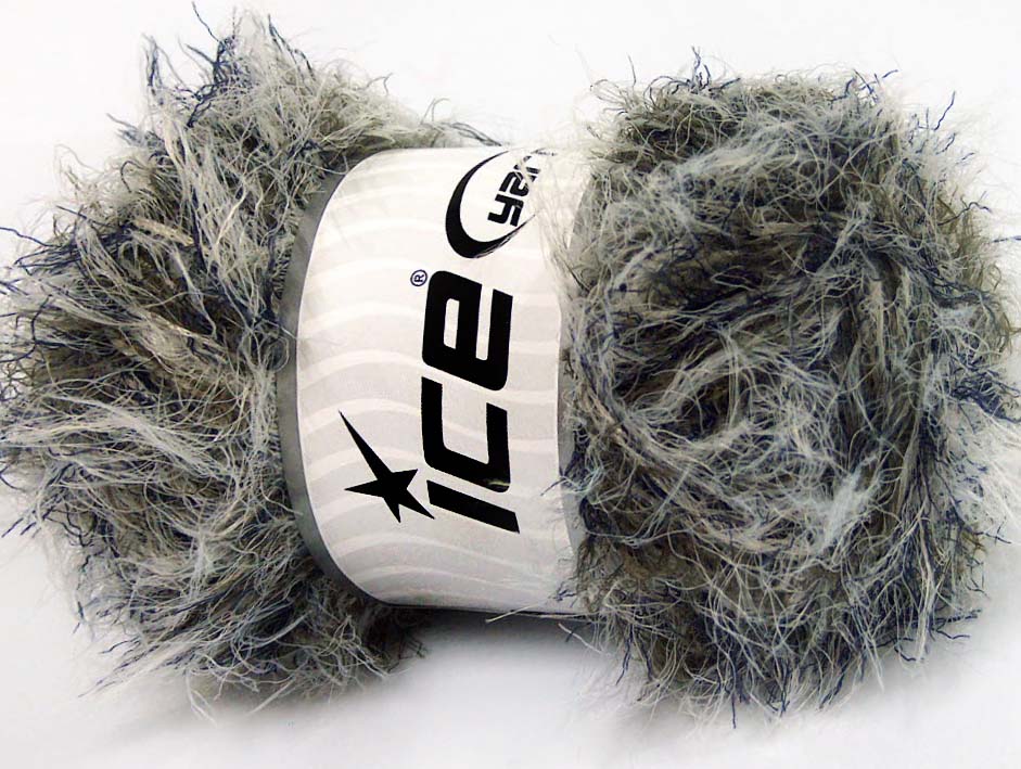 Lot of 4 x 100gr Skeins Ice Yarns TECHNO PLY Yarn Navy White Green