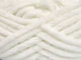 Ice Yarns Chenille Superbulky – Beyaz – %100 Mikrofiber