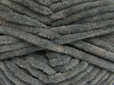 Ice Yarns Chenille Superbulky – Gri – %100 Mikrofiber