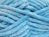 Ice Yarns Chenille Superbulky – Bebe Mavi – %100 Mikrofiber