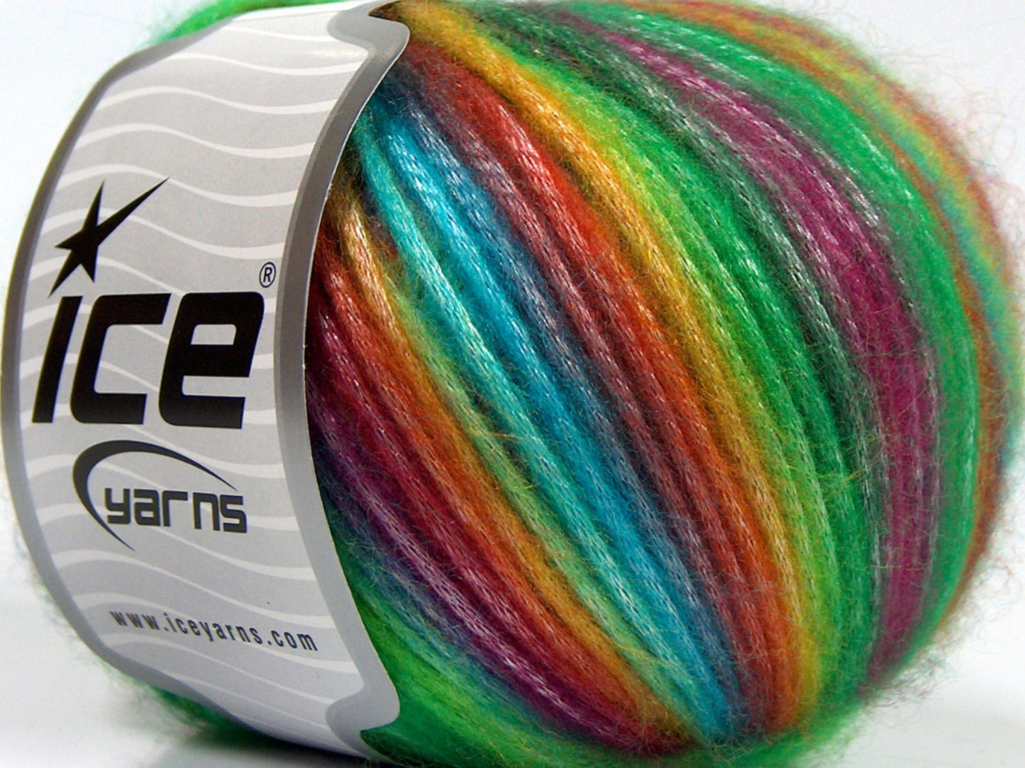 Lot of 8 Skeins Ice Yarns PICASSO Hand Knitting Yarn Rainbow