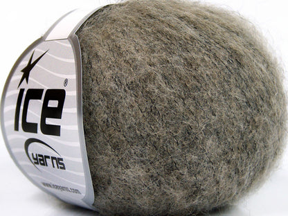 Lot of 10 Skeins Ice Yarns ALPACA SUPERFINE WOOL COMFORT (28% Alpaca Superfine 31% Wool) Yarn Camel Melange