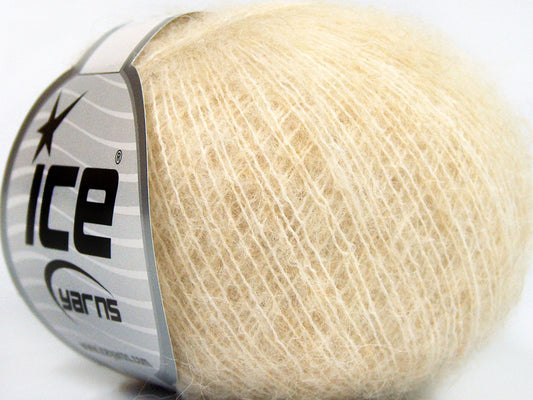 Lot of 10 Skeins Ice Yarns ALPACA SUPERFINE WOOL COMFORT (28% Alpaca Superfine 31% Wool) Yarn Cream Melange