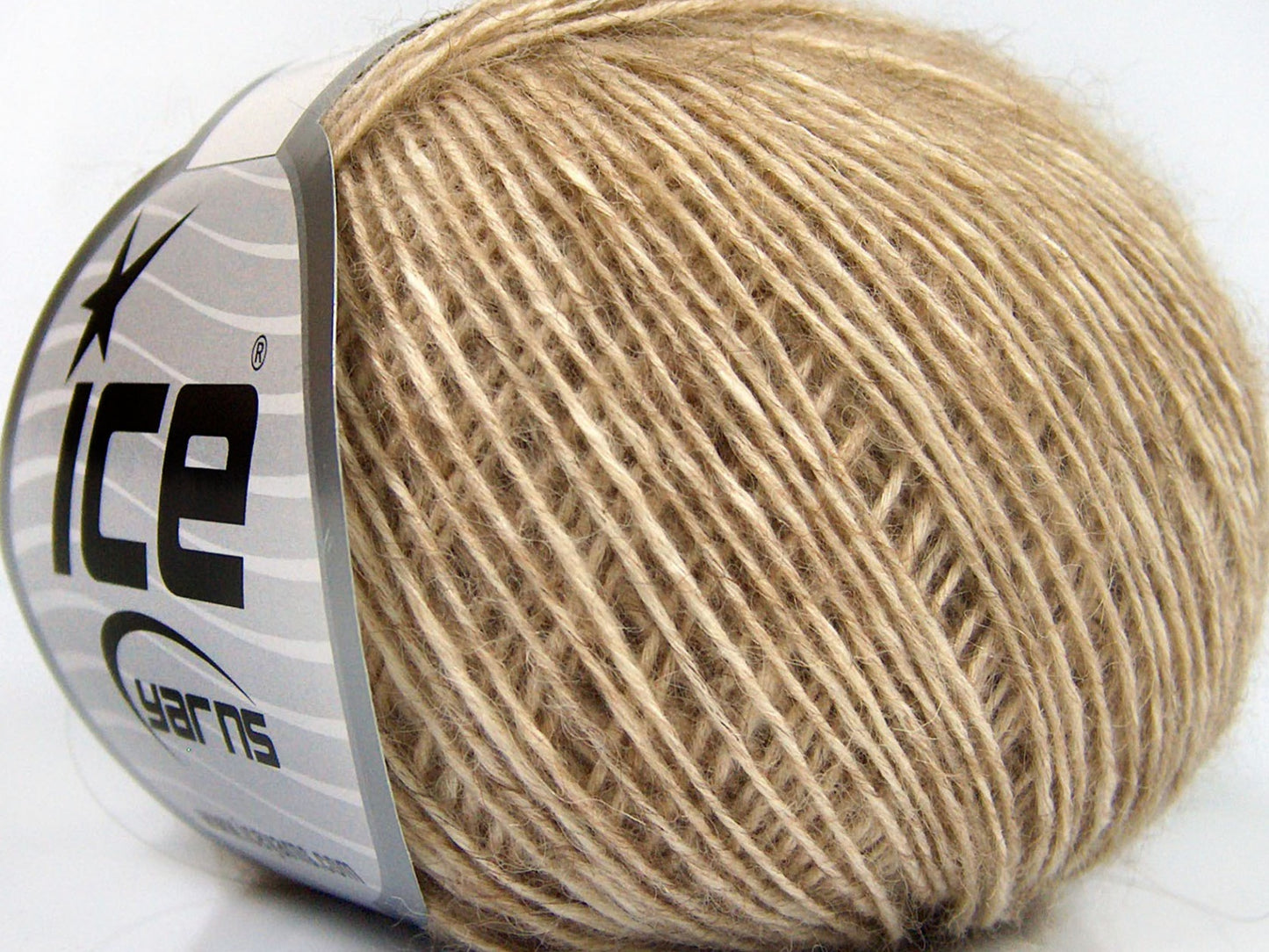 Lot of 8 Skeins Ice Yarns BABY ALPACA MERINO COTTON (22% Baby Alpaca 22% Extrafine Merino Wool) Yarn Camel