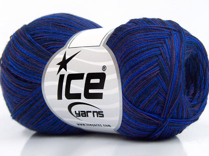 Lot of 8 Skeins Ice Yarns SALE SUMMER (50% Cotton) Yarn Dark Navy Blue Maroon