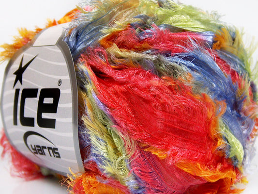 Lot of 8 Skeins Ice Yarns PERGAMON Hand Knitting Yarn Rainbow