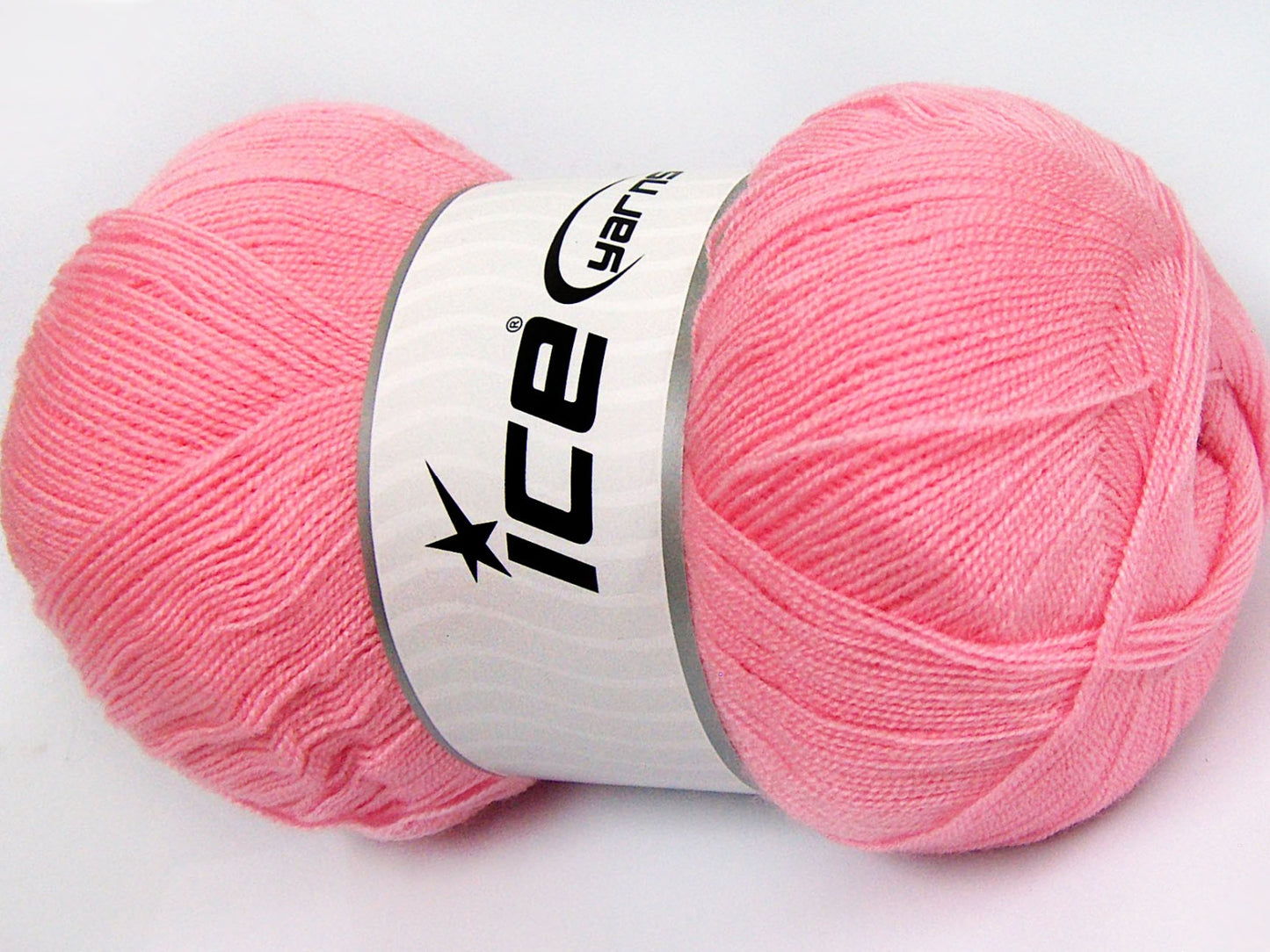 Lot of 4 x 100gr Skeins Ice Yarns KRISTAL Hand Knitting Yarn Light Pink