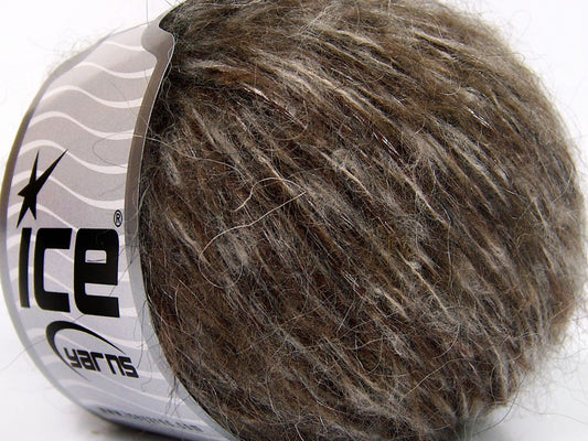 Lot of 8 Skeins Ice Yarns SALE LUXURY-PREMIUM (15% Alpaca 15% Wool) Yarn Brown Shades