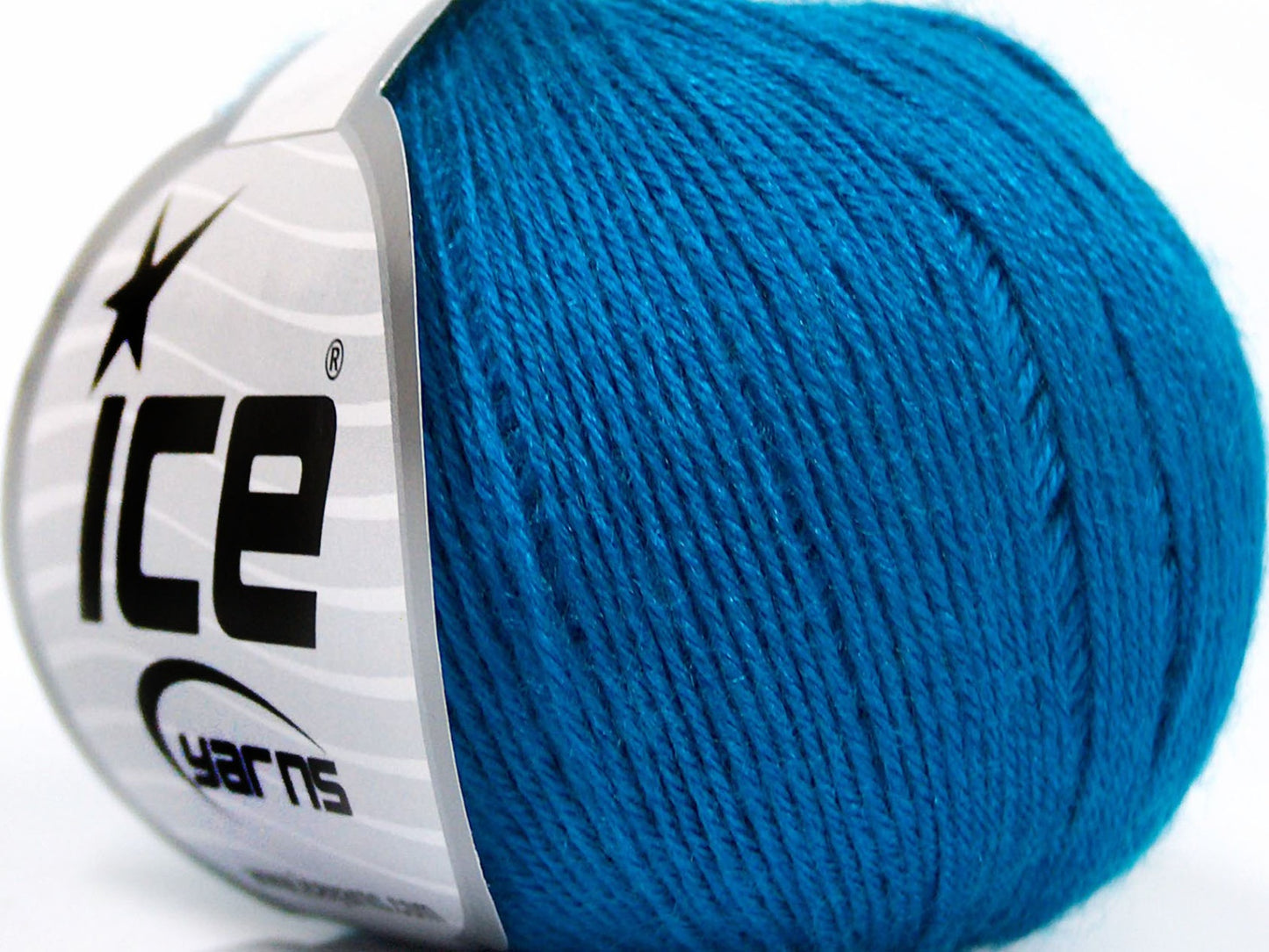 Lot of 8 Skeins Ice Yarns BABY MERINO SOFT (40% Merino Wool) Yarn Dark Turquoise