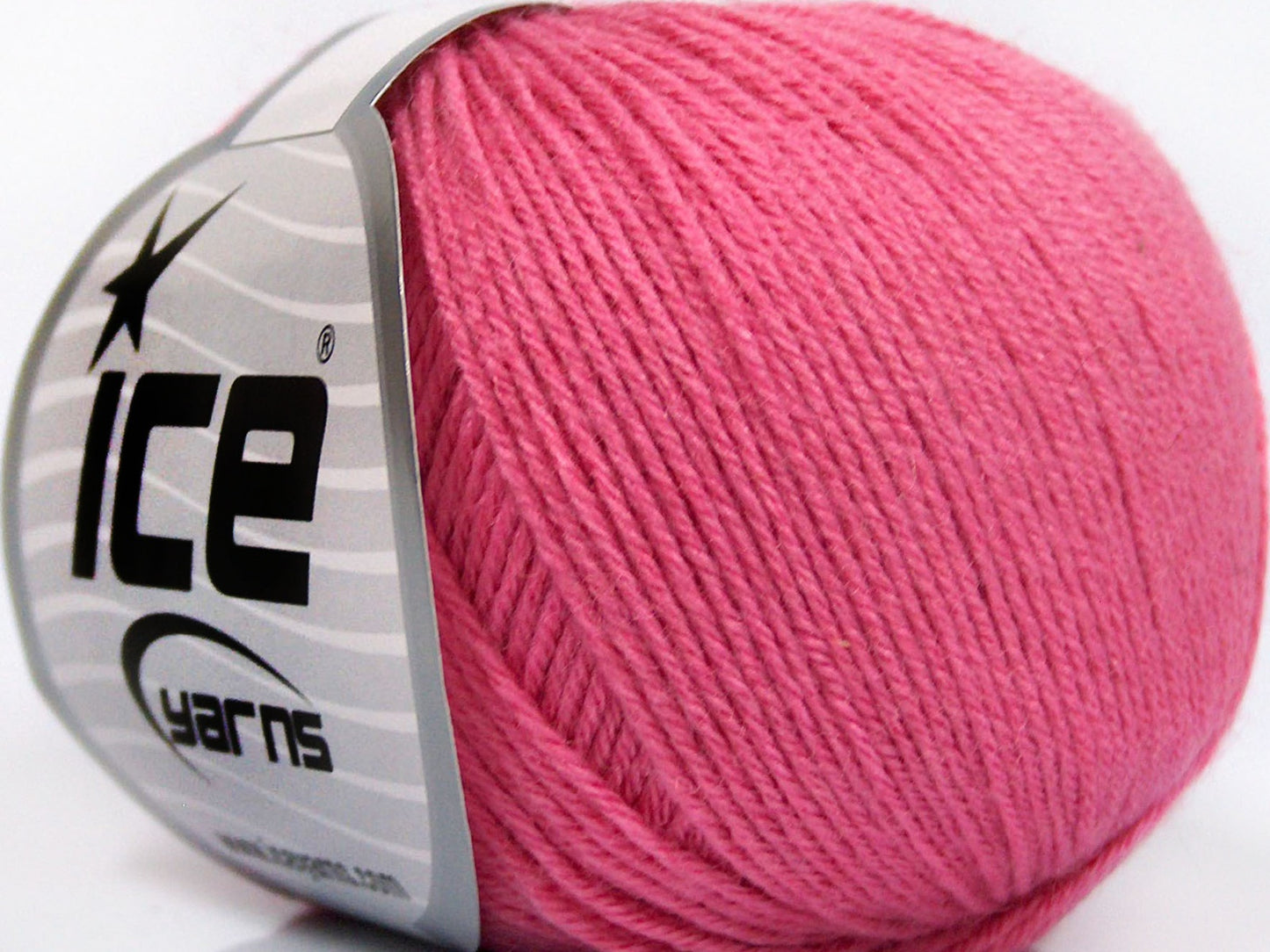 Lot of 8 Skeins Ice Yarns BABY MERINO SOFT (40% Merino Wool) Yarn Candy Pink