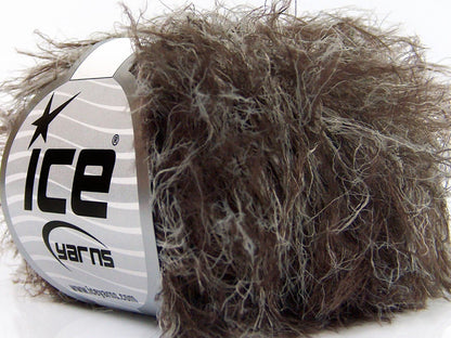 Lot of 8 Skeins Ice Yarns TECHNO STAR Hand Knitting Yarn Brown Shades