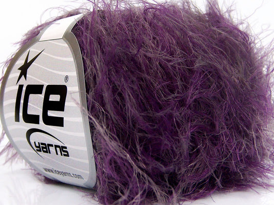 Lot of 8 Skeins Ice Yarns TECHNO STAR Hand Knitting Yarn Purple Shades