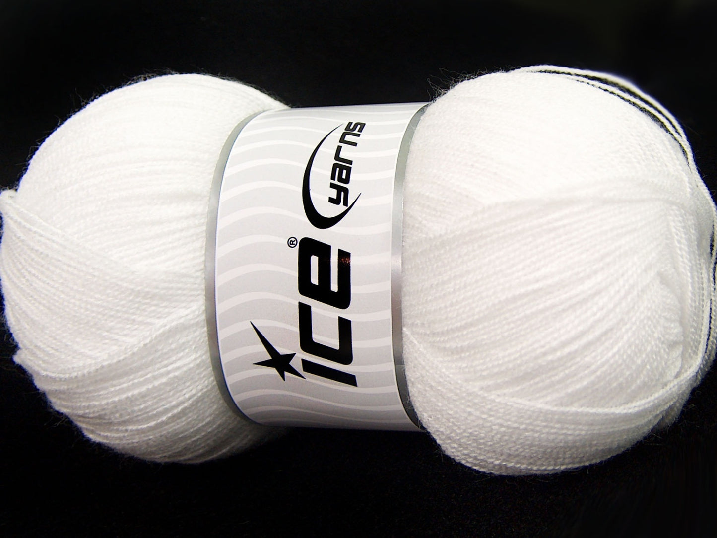 Lot of 4 x 100gr Skeins Ice Yarns KRISTAL Hand Knitting Yarn Optical White