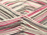 Ice Yarns Lorena Color – Camel, Cream, Pink – 50% Cotton, 50% Acrylic
