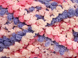 Ice Yarns Boucleron-Kette – Rosatöne, Flieder – 50 % Acryl, 50 % Polyamid