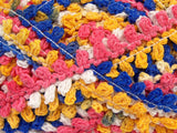 Ice Yarns Boucleron-Kette – Blau, Rosa, Weiß, Gelb – 50 % Acryl, 50 % Polyamid