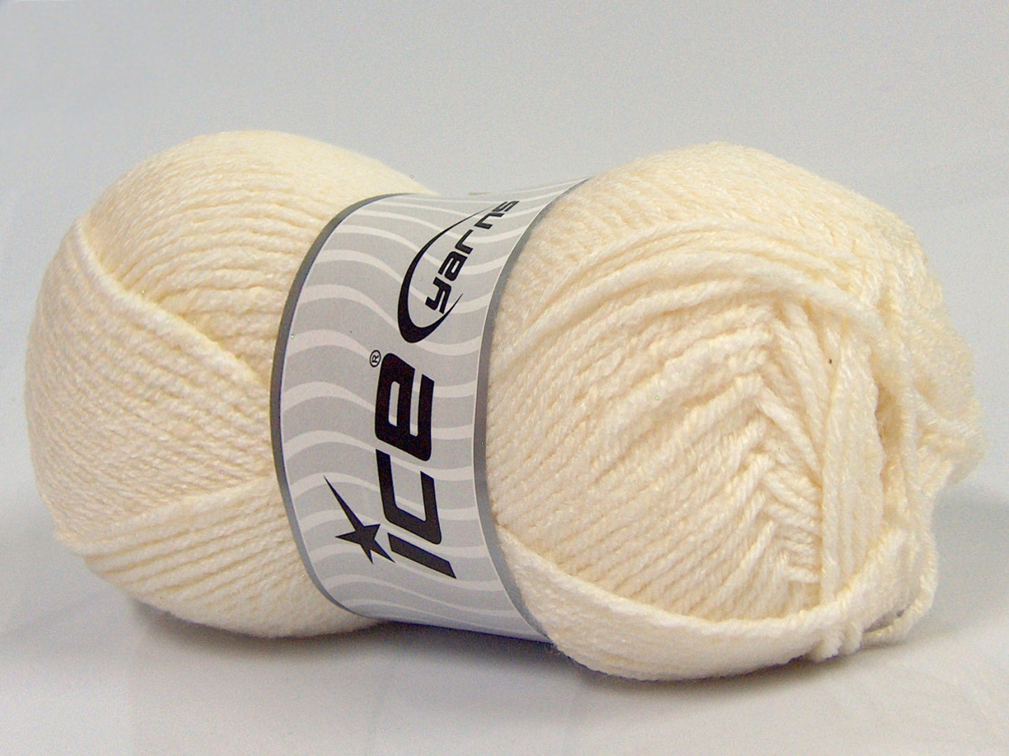Lot of 4 x 100gr Skeins Ice Yarns NATURAL BABY (10% Bamboo 14% Cotton) Yarn Ecru Cream