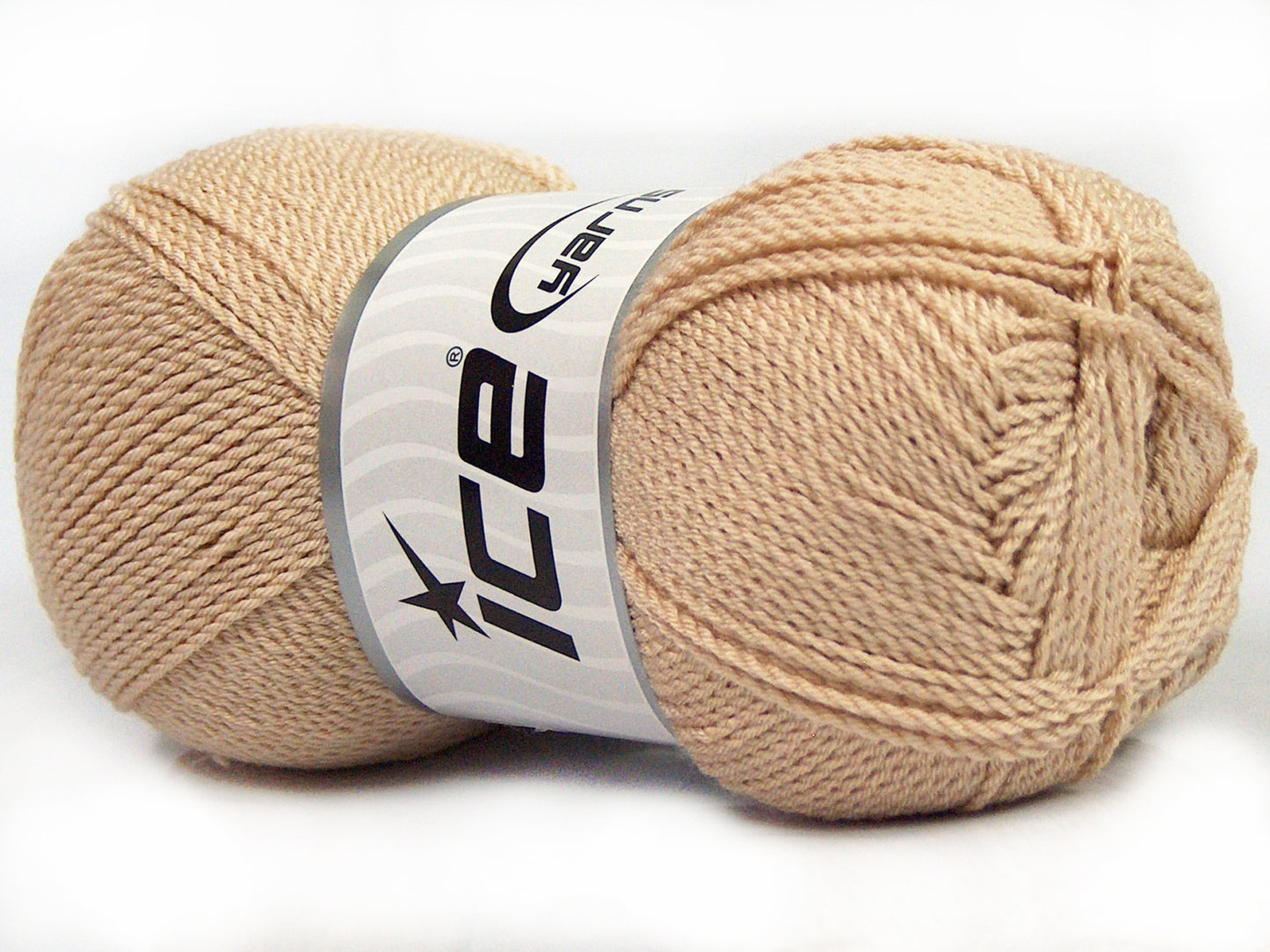 Lot of 4 x 100gr Skeins Ice Yarns WAYUU Hand Knitting Yarn Light Beige