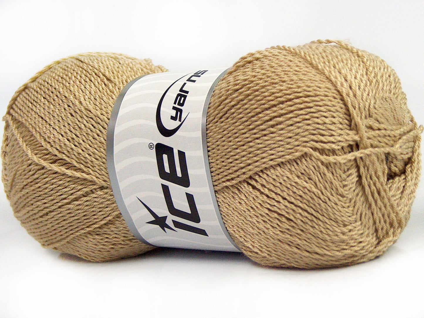 Lot of 4 x 100gr Skeins Ice Yarns WAYUU Hand Knitting Yarn Milky Brown