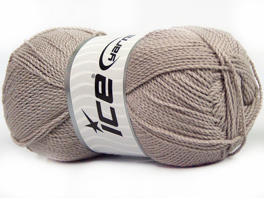 Lot of 4 x 100gr Skeins Ice Yarns WAYUU Hand Knitting Yarn Light Camel