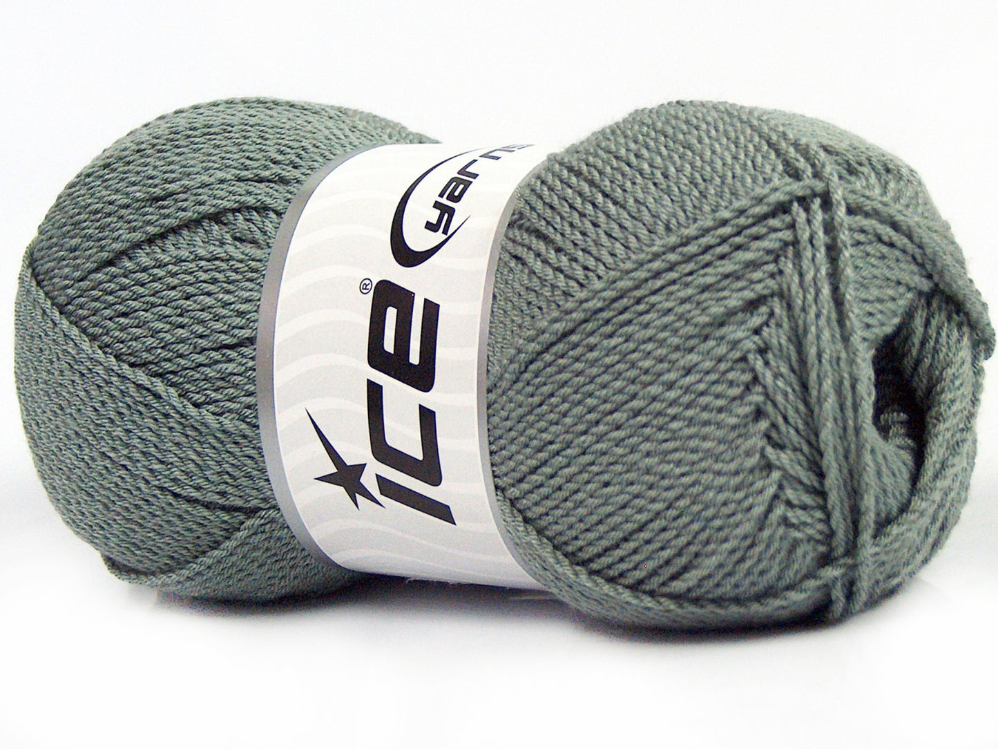 Lot of 4 x 100gr Skeins Ice Yarns WAYUU Hand Knitting Yarn Light Grey