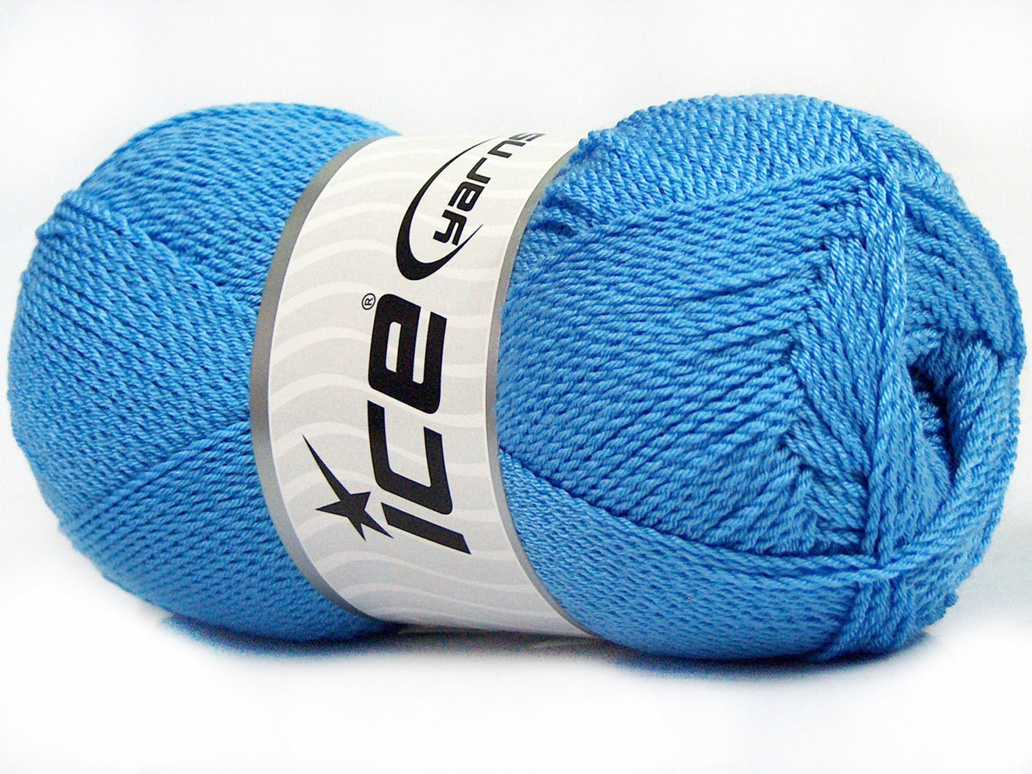 Lot of 4 x 100gr Skeins Ice Yarns WAYUU Hand Knitting Yarn Light Blue