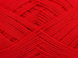 Ice Yarns Tube Cotton Fine – Kırmızı – %67 Pamuk, %33 Polyamid