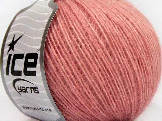Lot of 8 Skeins Ice Yarns LEONARDO Hand Knitting Yarn Pink