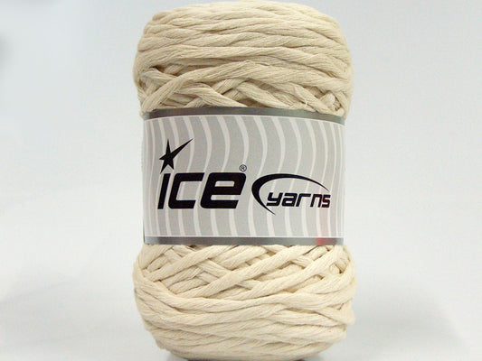 Lot of 2 x 200gr Skeins Ice Yarns NATURAL COTTON CHUNKY (100% Cotton) Yarn Ecru