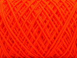 Ice Yarns Macrame Cotton – Naranja Neón – 100 % Algodón