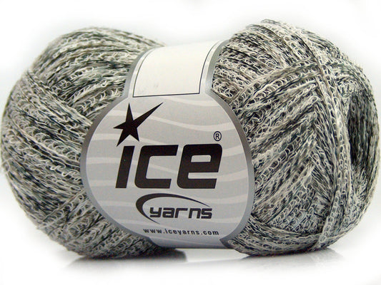 Lot of 8 Skeins Ice Yarns SALE SUMMER (70% Cotton) Yarn Beige White Black Green