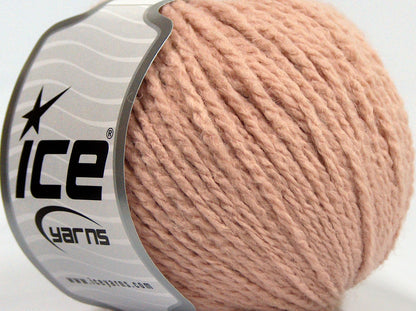 Lot of 8 Skeins Ice Yarns MACARON (3% Elastan) Hand Knitting Yarn Light Pink