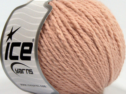 Lot of 8 Skeins Ice Yarns MACARON (3% Elastan) Hand Knitting Yarn Light Pink