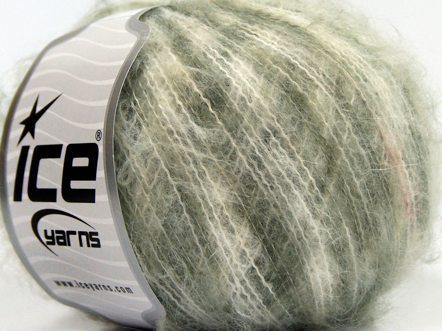 Lot of 8 Skeins Ice Yarns SALE WINTER (15% Mohair 20% Wool) Yarn Khaki Shades Cream Shades