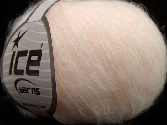 Lot of 10 Skeins Ice Yarns SALE WINTER (20% Wool) Yarn Light Salmon