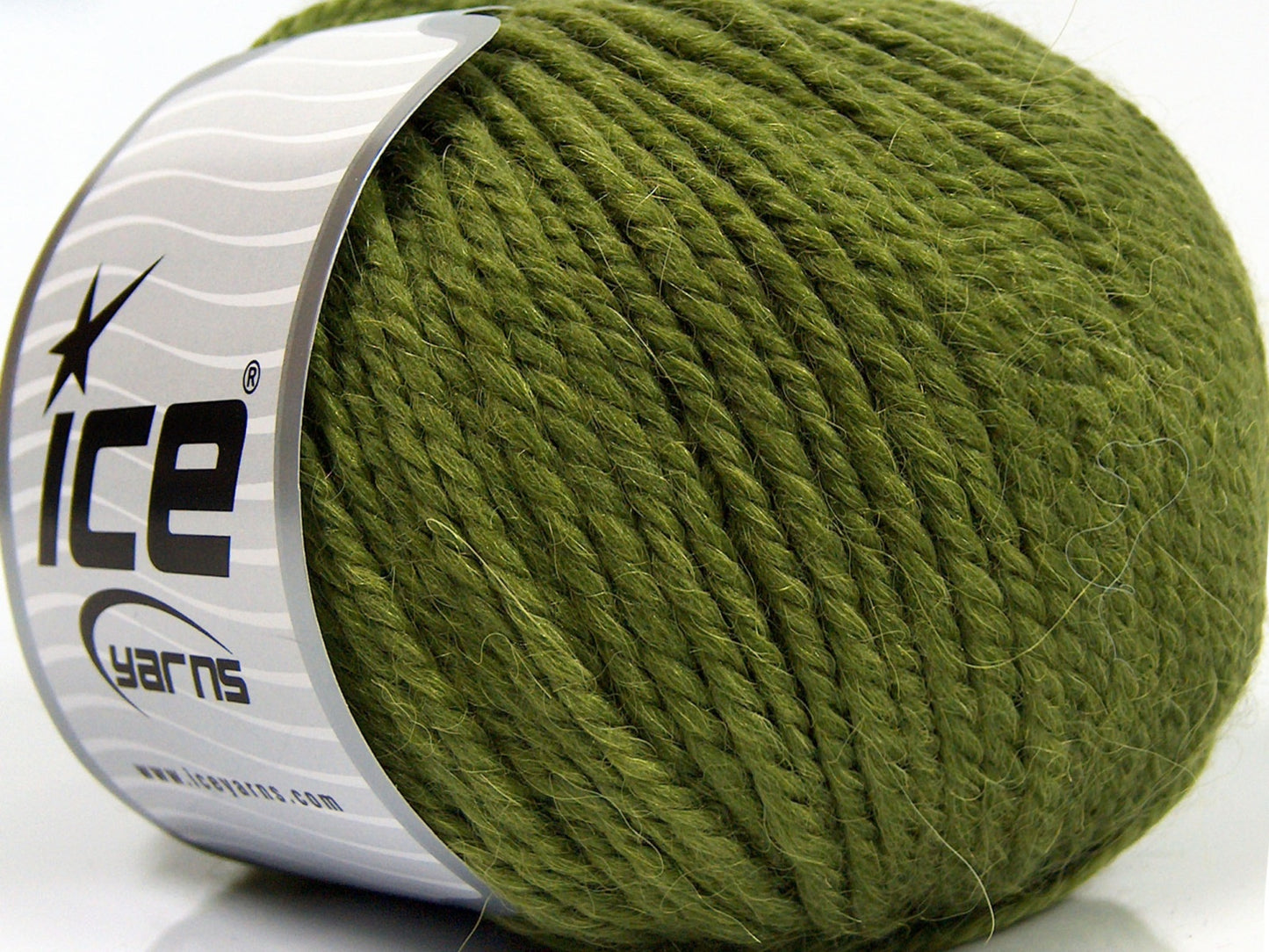 Lot of 3 x 100gr Skeins Ice Yarns PERUVIAN (25% Alpaca 25% Wool) Yarn Jungle Green
