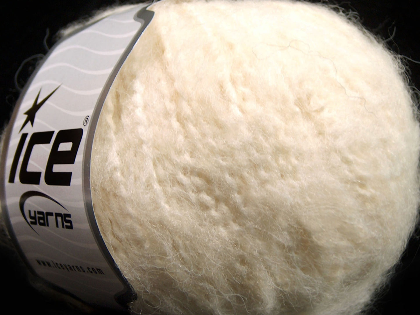 Lot of 8 Skeins Ice Yarns SALE WINTER (40% Wool) Hand Knitting Yarn Cream