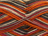 Grey Shades, Orange, Red, Cream