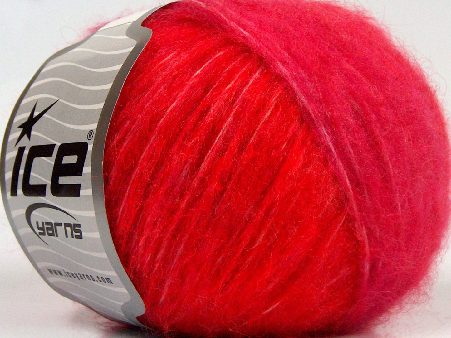 Lot of 8 Skeins Ice Yarns FLEECY WOOL (22% Wool) Yarn Red Light Pink