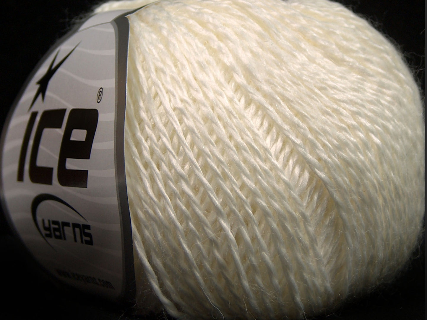 Lot of 8 Skeins Ice Yarns SALE PLAIN Hand Knitting Yarn Ecru