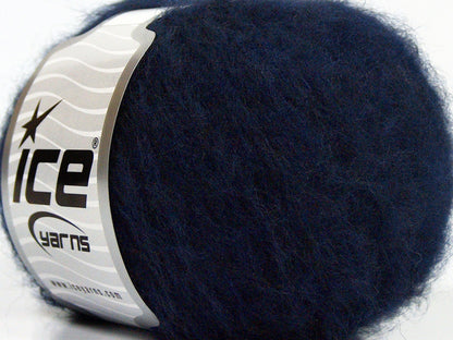 Lot of 8 Skeins Ice Yarns SALE WINTER (22% Wool) Hand Knitting Yarn Dark Navy