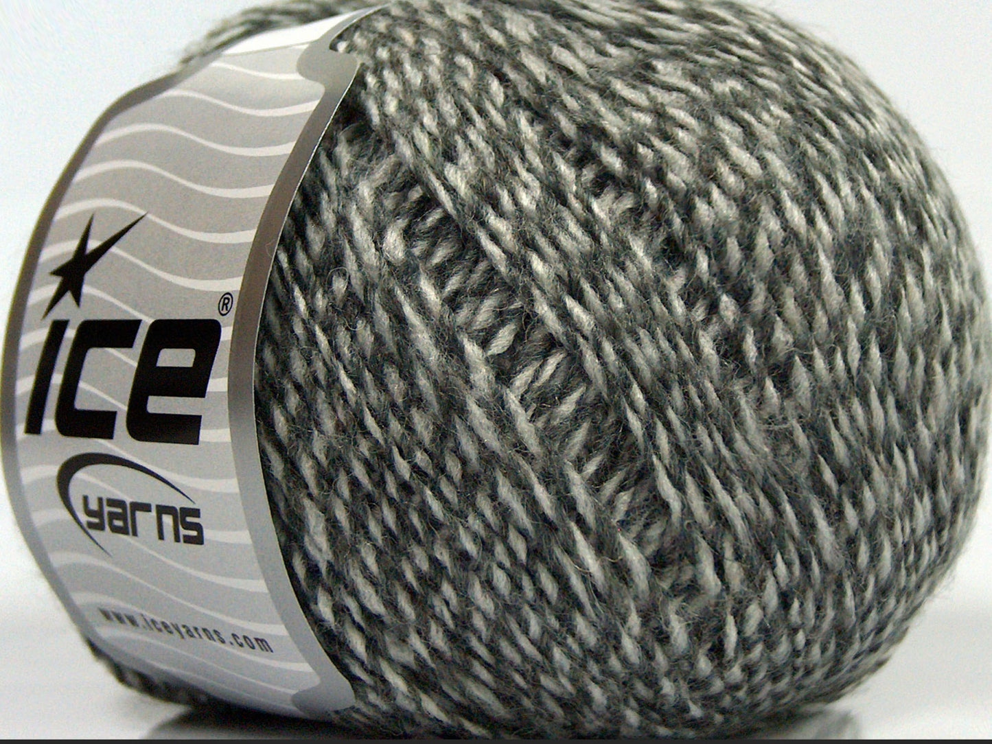 Lot of 8 Skeins Ice Yarns SALE WINTER (30% Wool) Hand Knitting Yarn Grey Shades