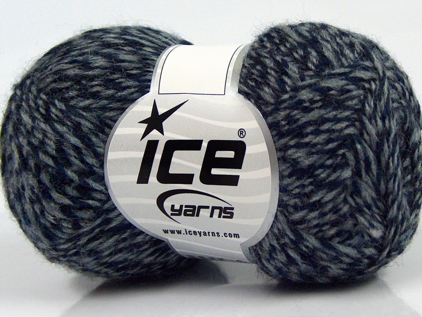 Lot of 8 Skeins Ice Yarns SALE WINTER (30% Wool) Hand Knitting Yarn Navy Grey