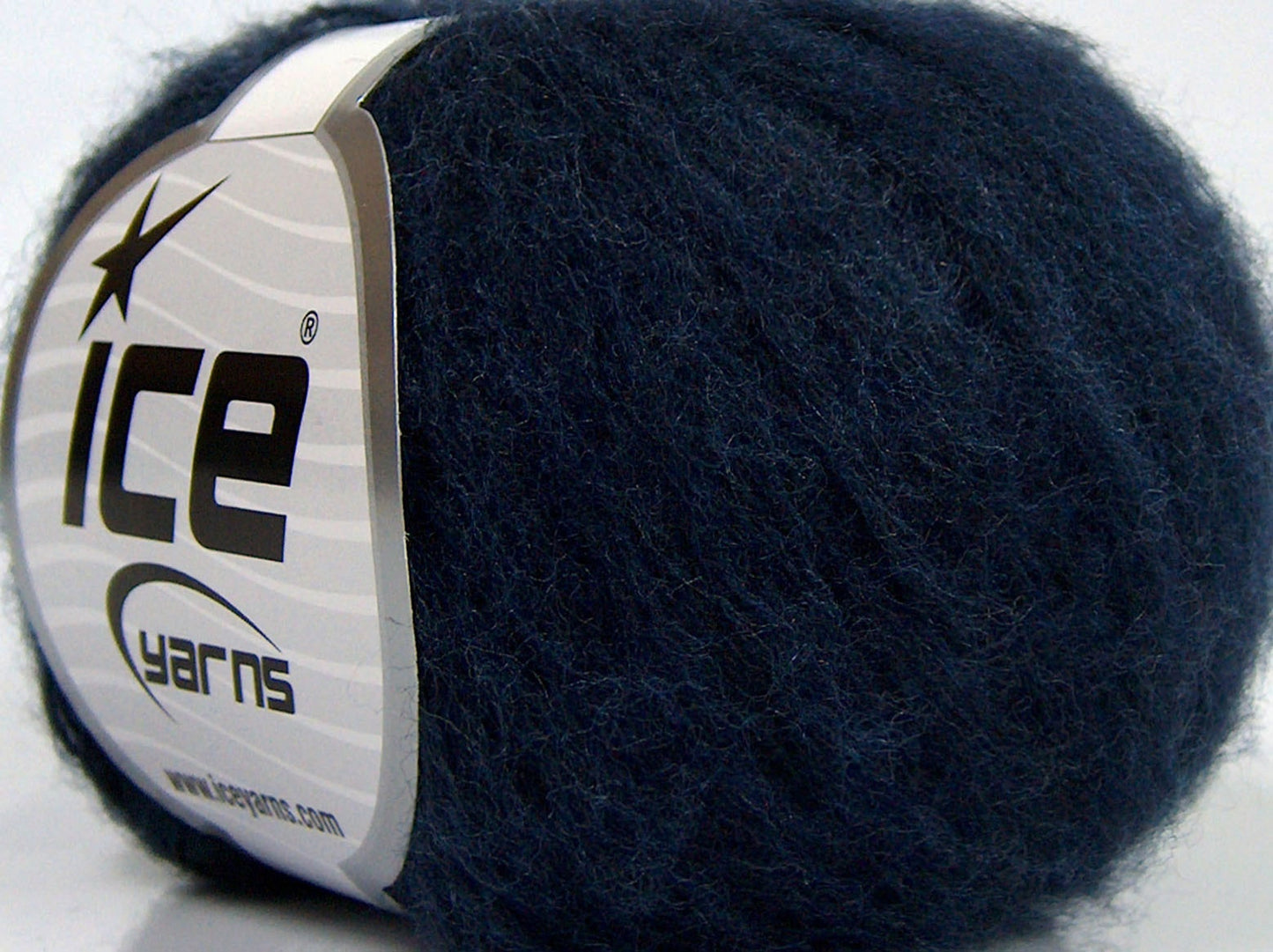 Lot of 10 Skeins Ice Yarns DUSTY WOOL (32% Wool 1% Elastan) Yarn Navy