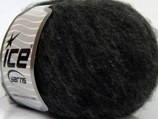 Lot of 8 Skeins Ice Yarns SALE WINTER (18% Wool) Hand Knitting Yarn Grey Shades