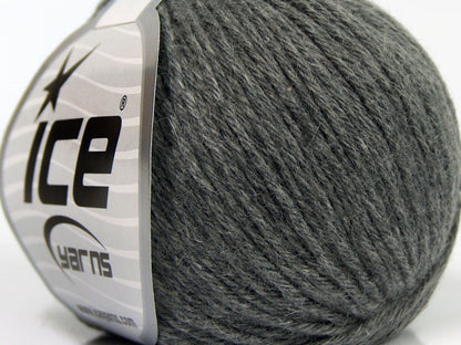Lot of 8 Skeins Ice Yarns MILANO DK (10% Baby Alpaca 15% Kid Mohair) Yarn Grey