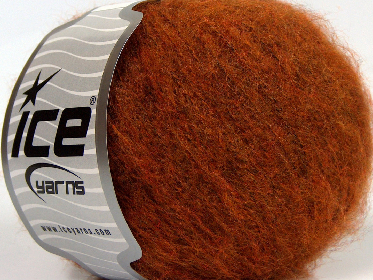 Lot of 8 Skeins Ice Yarns FLUFFY WOOL SUPERFINE (20% Wool 3% Elastan) Yarn Gold