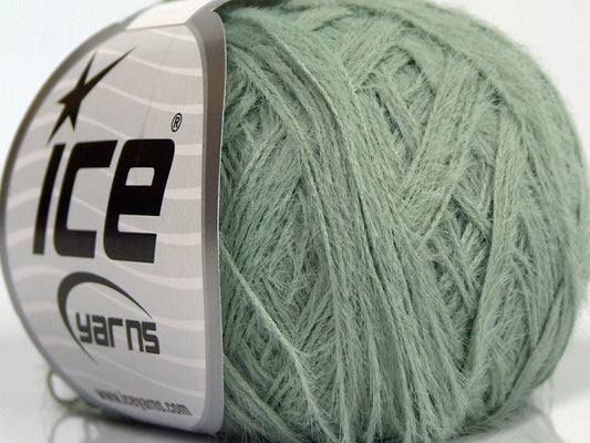 Lot of 8 Skeins Ice Yarns TECHNO FINE Hand Knitting Yarn Mint Green