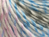 White, Blue, Pink, Light Grey